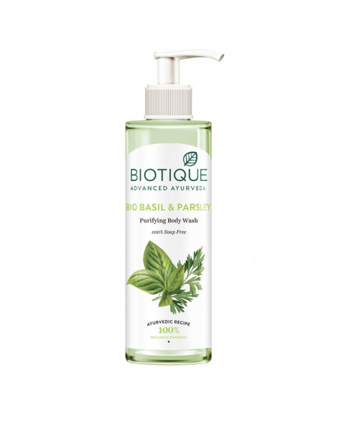 Biotique Bio Basil & Parsley Purifying Body Wash, 200 ml 